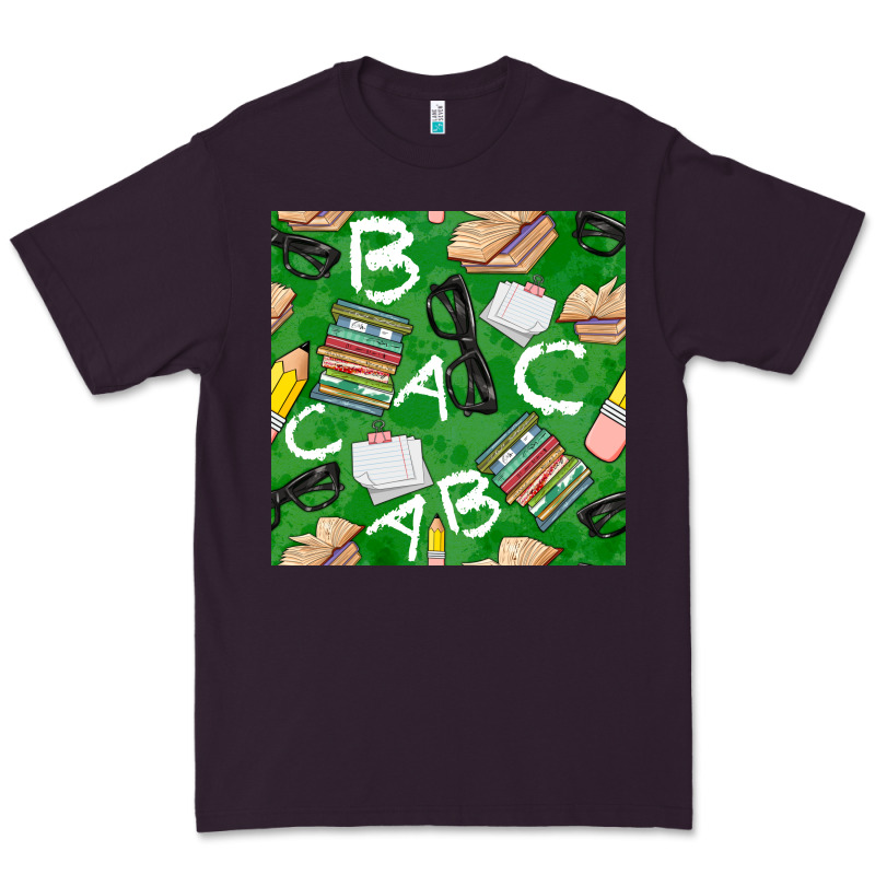 English Class Seamless Pattern Premium Tee by BundleAndBundleShop | Teevron