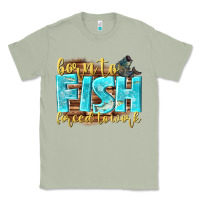 Matcha born to fish forced to work Classic Tee - NancyCooperArtShop