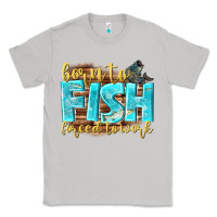 Moon Dust born to fish forced to work Classic Tee - NancyCooperArtShop