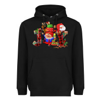 Black christmas joy  gnome Heavyweight Hoodie - CowGirlArtShop