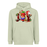 Matcha christmas joy  gnome Heavyweight Hoodie - CowGirlArtShop