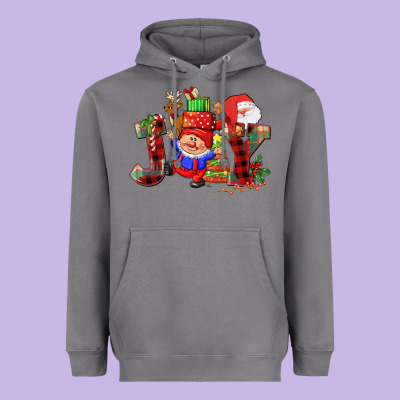 Christmas Joy  Gnome Heavyweight Hoodie Designed By Cowgirlartshop