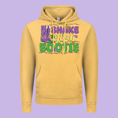Shake Your Bootie Vintage Hoodie Designed By Maliassmallbusiness