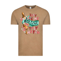Vintage Coffee they see me rolling they hatin Vintage Tee - MaliasSmallBusiness