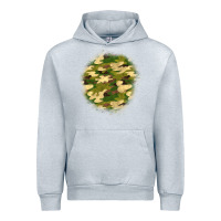 Heather Grey camouflage patch 2 Urban Hoodie - BundleAndBundleShop