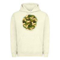 Pigment Pistachio camouflage patch 2 Urban Hoodie - BundleAndBundleShop