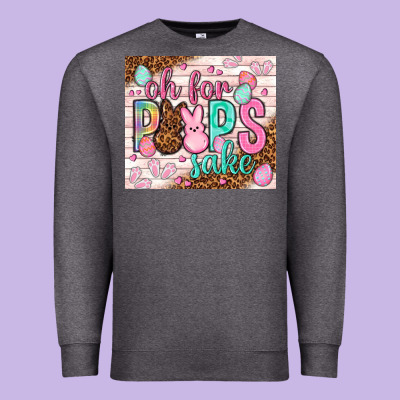 Oh For Peeps Sake Tumbler Easter Day Premium Sweatshirt Designed By Howdyjamesfarm