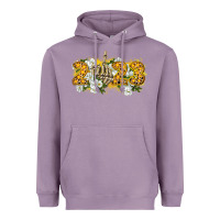 Lavender 2023 skeleton middle finger new year Heavyweight Hoodie - CowGirlArtShop