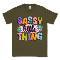 Army Green sassy little thing Classic Tee - MaliasSmallBusiness