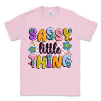 Bubblegum Pink sassy little thing Classic Tee - MaliasSmallBusiness