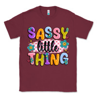 Burgundy sassy little thing Classic Tee - MaliasSmallBusiness