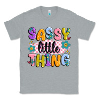 Heather Grey sassy little thing Classic Tee - MaliasSmallBusiness