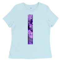 Baby Blue Halloween Key Fob Ladies Tee - BundleAndBundleShop