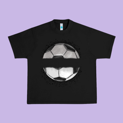 Custom Soccer Urban Heavy Tee Designed By Maliassmallbusiness