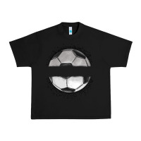 Black custom soccer Urban Heavy Tee - MaliasSmallBusiness