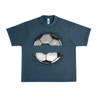 Midnight Navy custom soccer Urban Heavy Tee - MaliasSmallBusiness