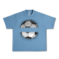 Pebble Blue custom soccer Urban Heavy Tee - MaliasSmallBusiness