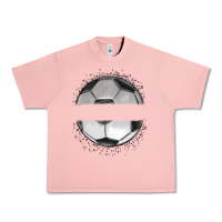 Salmon custom soccer Urban Heavy Tee - MaliasSmallBusiness