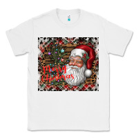 White merry Christmas Classic Tee - CowhideDigitalArt