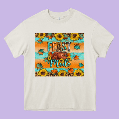 Feast Mode Heavy Core Tee Designed By Artiststas
