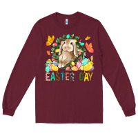 Burgundy Easter Day Long Sleeve Tee - BundleAndBundleShop