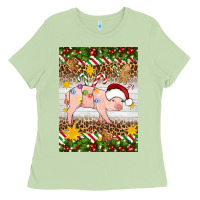 Matcha christmas pig Ladies Tee - Artiststas