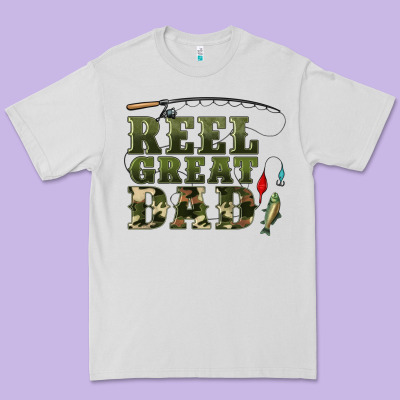 Reel Great Dad Premium Tee Designed By Artiststas