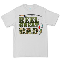 Dove Grey reel great dad Premium Tee - Artiststas