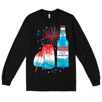 Black th of july drinks, american ice Long Sleeve Tee - JahusDesignShop