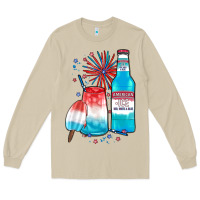 Mushroom th of july drinks, american ice Long Sleeve Tee - JahusDesignShop