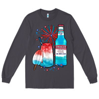 Smoke th of july drinks, american ice Long Sleeve Tee - JahusDesignShop