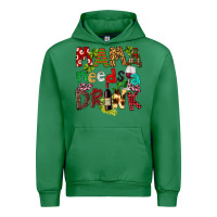 Emerald Mama Needs A Drink Urban Hoodie - FaDigitalArtStudio