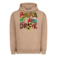 Pigment Burro Mama Needs A Drink Urban Hoodie - FaDigitalArtStudio