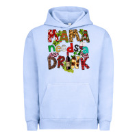 Pigment Grape Ice Mama Needs A Drink Urban Hoodie - FaDigitalArtStudio