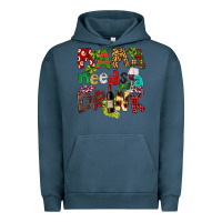 Pigment Midnight Navy Mama Needs A Drink Urban Hoodie - FaDigitalArtStudio