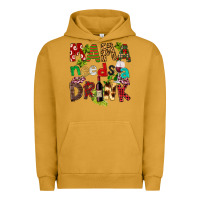 Pigment Peanut Butter Mama Needs A Drink Urban Hoodie - FaDigitalArtStudio