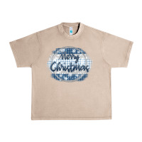 French Oak merry christmas blue Urban Heavy Tee - MaliasSmallBusiness