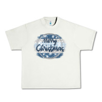 Pistachio merry christmas blue Urban Heavy Tee - MaliasSmallBusiness