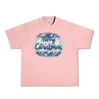 Salmon merry christmas blue Urban Heavy Tee - MaliasSmallBusiness