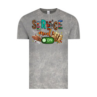 Cloud Rock service mode on woman version Vintage Tee - NancyCooperArtShop