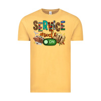 Vintage Mustard service mode on woman version Vintage Tee - NancyCooperArtShop