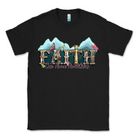 Black faith can move mountains cross Classic Tee - NancyCooperArtShop
