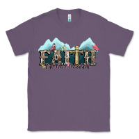 Lavender faith can move mountains cross Classic Tee - NancyCooperArtShop