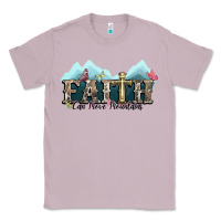 Lilac faith can move mountains cross Classic Tee - NancyCooperArtShop