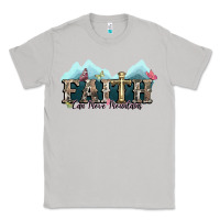 Moon Dust faith can move mountains cross Classic Tee - NancyCooperArtShop