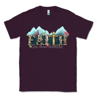 Plum faith can move mountains cross Classic Tee - NancyCooperArtShop