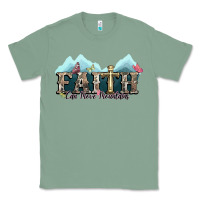 Sage faith can move mountains cross Classic Tee - NancyCooperArtShop