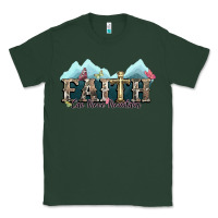 Sports Green faith can move mountains cross Classic Tee - NancyCooperArtShop