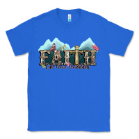 True Royal faith can move mountains cross Classic Tee - NancyCooperArtShop