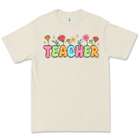 Bone custom teacher flowers Premium Tee - JahusDesignShop